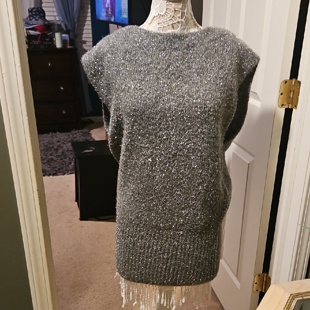 Free People Gray Women's Sweater Dress